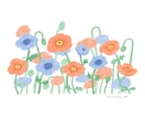 あたたかみのある優しいカットイラスト描きます 水彩や色鉛筆などタッチも多数対応しています イメージ1