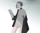 歌ってみた、サムネイル等のイラスト制作します 本家様と同じ構図、オリジナルの構図どちらも可能です イメージ4