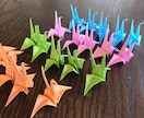 鶴を折ります 手作りの鶴ですオーダーメイドで作成させていただきます イメージ5