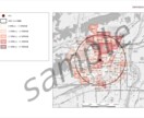 地域情報の見える化。世帯数地図作成します 効率的な集客方法を探している個人事業主などにおすすめです。 イメージ2