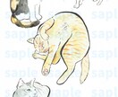 送料込み【かわいいペットのイラスト色紙】描きます アナログで扇子や色紙を300本描いた絵師によるペット一点物 イメージ7