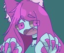 SNS等のアイコン制作します 人のポップなイラストを提供します！！ イメージ1