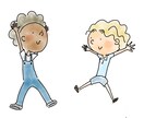 絵本風イラストであなたのご活動をサポートします ふんわりとあたたかいデザインをされたい方等はぜひ！ イメージ1