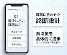 集客に強い診断コンテンツ（質問＋結果）を制作します “読む”より“参加する”コンテンツで、問い合わせ率をアップ イメージ3