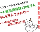 月額制！動物動画を拡散させ人気にさせます 動物カテゴリに特化したアカウントで確実に拡散させます イメージ1