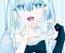 水の世界×イラスト制作致します 水色の冷たくも優しいお姿を描きます イメージ5