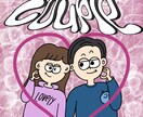 目が特徴的なpopな似顔絵イラストかきます イラストを通して笑顔を届けたいです！ イメージ1