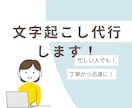 音声や動画を丁寧・正確に文字起こしします 1分50円から！秘密厳守で素早く正確にタープ起こしします。 イメージ1