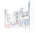 建築系鉛筆画を提供致致します 古風な建築系イラスト提供致します。 イメージ2