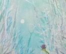 A4以上・郵送＊絵本の1ページのような絵を描きます アナログで、水彩アート作品制作して郵送します。 イメージ2