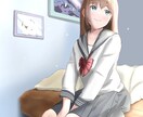 かわいい女の子イラスト描きます 小説の表紙、挿絵に！他にも何かあればご相談ください！ イメージ5