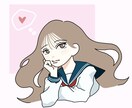 SNSで使える可愛いアイコンイラスト描きます あなたの好みに合わせて作成いたします！ イメージ1