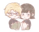 夢絵イラスト描きます 推しとの夢絵やカップルイラストを描きます！ イメージ1