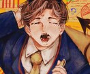 厚塗りのようなタッチを残したイラストを制作します アイコンやサムネ、一枚絵など幅広い絵柄で対応します！ イメージ1