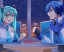 ボーカロイド楽曲の動画用イラストをお描きします 自作楽曲に沿ったイラストをお求めのボカロPさんへ イメージ2
