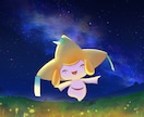 綺麗な夜空の背景イラスト描きます 心惹かれる美麗な夜空はいかがですか？ イメージ6