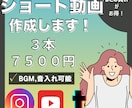 ショート動画を3本まとめて編集します TikTok/Instagram/YouTube イメージ1