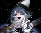 腰から上〜描きます 可愛くてちょっと暗いイラストをお求めの方におすすめ！ イメージ2
