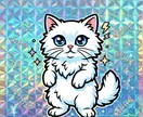 ビックリマンシール風☆イラスト☆似顔絵☆制作ます キャラ・似顔絵・ロゴを懐かしあの世界観で！！ イメージ9