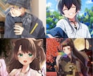 バストアップから全身イラストまで制作します 男女共に得意としています！動画やサムネなどに是非！ イメージ2