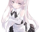 透明感のあるかわいい女の子のイラストを作成します SNS、サムネイル、鑑賞用など イメージ1