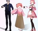 MMD対応可！Vroidで3Dモデルを制作します あなたのキャラクターを再現し動かします！ イメージ4