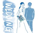 大切な日をイラストに残します ウェルカムボード・オリジナル婚姻届の挿絵(★データお渡し) イメージ2