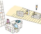 ある様子や光景を描いたイラストを提供いたします イベントポスターや挿絵等、用途に合わせた情景を描きます イメージ8