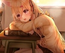 かわいい、きらきら！1枚絵、立ち絵など描きます 活動者に優しい価格◇歌みた・live2D用等◇納品1ヶ月から イメージ4