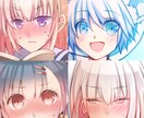 ゆるふわオリジナルアイコン/似顔絵作成します SNS用にふんわりカラーで仕上げます（ちびキャラも可） イメージ2