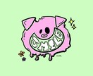 アイコンなどデザインします 文字入りイラストでオリジナルロゴを作成します イメージ9