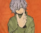 男性キャラが好きな方へ提供します とても顔の良いオリジナルキャラを描いています。 イメージ8