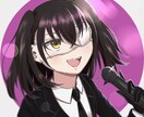 胸上イラストorデフォルメアイコンイラスト描きます 目が綺麗と好評いただく事が多いです！キラキラした絵が好きです イメージ3