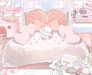 VTuberさん向け！配信用背景イラスト描きます 世界観を大事にあなただけのお部屋を描きます イメージ2