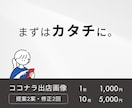 まずはカタチに。ココナラ出店画像つくります 副業・初心者向けにやさしく整えます イメージ1