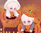 ハロウィン×量産イラストお描きします オリジナルキャラクターを最短3日で制作！ イメージ1