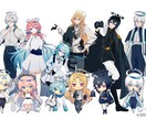 TRPG・ゲーム立ち絵イラスト作成します TRPGやゲームで使用できるキャラクター立ち絵の制作 イメージ7