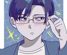 男性キャラのイラスト制作します 観賞用からSNS用まで様々な用途に合わせたイラスト制作します イメージ7