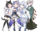 使いやすい立ち絵イラスト製作致します 特徴的なデザインが欲しい方向け イメージ7