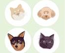 ゆるい動物アイコン作成します snsやブログのアイコンにいかがですか？ イメージ4