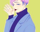 SNS用アイコン・ヘッダーお描きします かっこいい・泣き顔のイラストが欲しい方に！ イメージ5