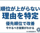 初心者OK｜SEO診断で改善点を明確にします 順位が上がらない原因を特定し、改善の優先順位まで提示します イメージ1