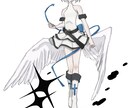 キャラクターの立ち絵を描きます ゲームやSNSの立ち絵に使えます イメージ1