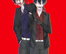 かっこいい絵柄でイラスト描きます TRPG立ち絵、歌ってみたMVなどお描きします イメージ8