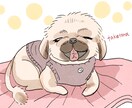 あなた様の可愛い家族描きます リアル・ポップなど様々なタッチで承ります！ イメージ1