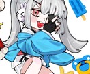 商品利用◎デフォルメイラスト制作します 配信やグッズなどに使用できるデフォルメイラストを制作します！ イメージ2