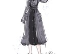 ファッションポートレート描きます あなたの装いが、一枚のアートになる。 イメージ2