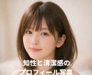 清潔感と知性の女性プロフィール写真をお届けします 知性とやさしさが伝わるプロフィール写真 イメージ1
