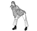 オシャレなモノクロイラスト描きます SNSのアイコン、雑誌等の挿絵に！ イメージ8