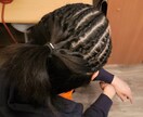 コーンロウorブレイズのセットアップ指導します 【黒人が教える！】1日で出来る黒人ヘアセットアップレッスン★ イメージ4